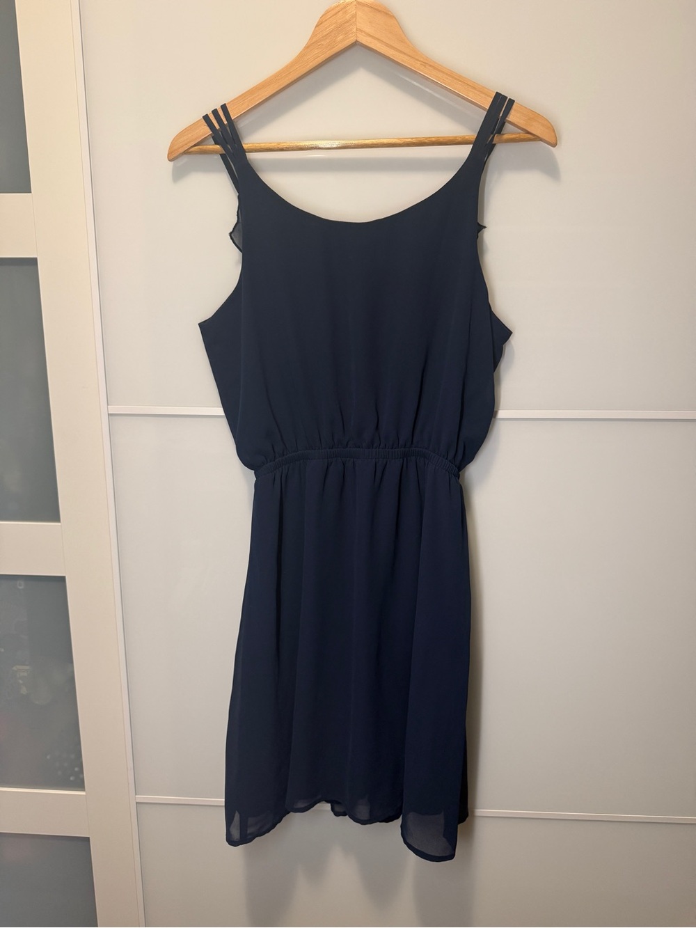 twik Navy Ruffle Mini Dress - Picture 3 of 4